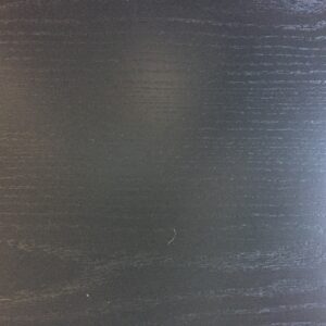 Solid Oak Spray Painted Black